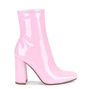 Steve Madden Pink Patent Leather Ankle Booties – Size 9M